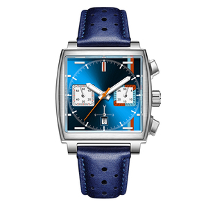 <span class=keywords><strong>Orologio</strong></span> Meccanico <span class=keywords><strong>in</strong></span> Acciaio Inossidabile con Logo Personalizzato OEM per <span class=keywords><strong>Uomo</strong></span>, Quadrante con Lancette Cronografiche, <span class=keywords><strong>Cinturino</strong></span> <span class=keywords><strong>in</strong></span> <span class=keywords><strong>Pelle</strong></span>, Confezione Regalo - Product Image 4