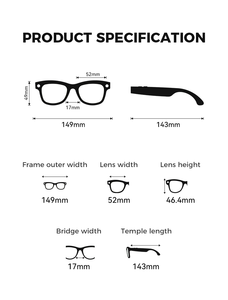 Nuevas Gafas Inteligentes Multifunción M01 con Cámara, Asistente de IA, Grabación de Video Automática y Reconocimiento de Más de <span class=keywords><strong>100</strong></span> Idiomas - Product Image 6