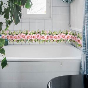 Pegatinas de Pared con Diseño de Plantas y Flores Frescas para Decoración de Sala de Estar, Dormitorio y Hogar - Product Image 4