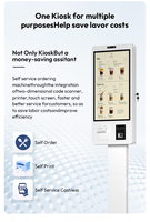 Terminal Punto de Venta con Pantalla Táctil de 21.5 Pulgadas, Kiosco de Autoservicio con Impresora Térmica y NFC para Supermercado, Precio de Fábrica al por Mayor