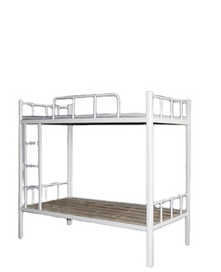 Lit simple moderne en fer et acier CKD, lit superposé, utilisation à domicile, à l'école, à l'hôpital, chambre à coucher, emballage plat, lit en métal pour une personne - Product Image 5