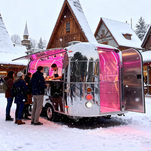 Remolques de Comida Callejera de Lujo Completamente Equipados para Hot Dogs, Papas Fritas, Tacos, Hamburguesas, Compre un Camión de Comida Móvil - Product Image 3