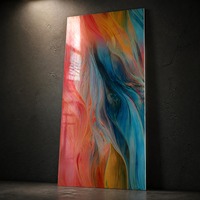 Papier peint en PVC marbré moderne, brillant, avec revêtement UV, imperméable, autocollant mural pour la décoration intérieure des hôtels et des commerces
