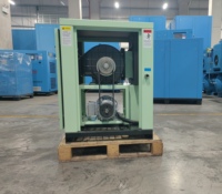 Compresseur d'air rotatif sans huile Portable 7.5HP/5.5Kw 8-10 bars à faible bruit 220V compresseur à défilement moteur roulement industriel