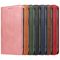 Étui portefeuille en cuir PU pour iPhone 12 Mini et 13 Mini - Housse à rabat avec fentes pour cartes, fermeture magnétique et coque antichoc