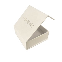 Boîte cadeau rigide personnalisée durable avec insert en EVA pour bijoux et cosmétiques, avec logo de marque imprimé, boîte rigide magnétique en forme de livre