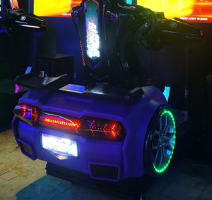 เครื่องเกมแข่งรถอาร์เคด Fast Furious เครื่องจำลองการแข่งรถแบบหยอดเหรียญ วิดีโอเกมขับรถ โครงสร้างโลหะ ลดราคา - Product Image 4