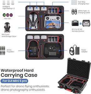Startrc không thấm nước cứng Mang trường hợp Đối với DJI mini 5 Pro Phụ Kiện mang túi - Product Image 2
