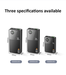 PD22.5w ชาร์จเร็<span class=keywords><strong>ว</strong></span><span class=keywords><strong>30000</strong></span>มิลลิแอมป์แบตสำรองความจุมากรองรับการชาร์จคอมพิ<span class=keywords><strong>ว</strong></span>เตอร์สอดคล้องกับมาตรฐานการบิน - Product Image 5