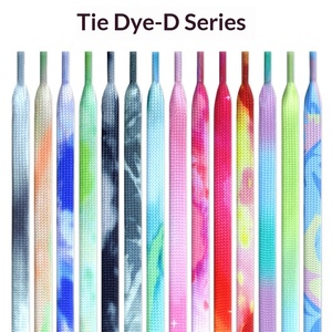 Cordones Planos de Moda para Zapatillas, Tie-Dye Degradado Cielo Estrellado, 0.8MM, para <span class=keywords><strong>Hombre</strong></span> y Mujer, AF1 AJ1, Lona - Product Image 4