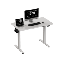 Bureau debout ergonomique moderne à hauteur réglable et à double moteur Bureau debout électrique durable à hauteur réglable