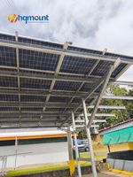 Parkeo Solaire à Toit avec Structure pour Panneaux Solaires
