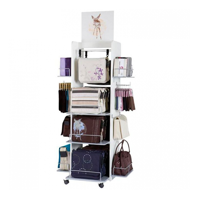 Apache Modern Light Duty Metal Handbag Display Stand Customizable for OEM for Store Display in Supermarkets — view 4
