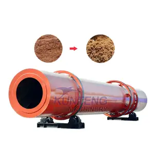 Alta qualidade secador máquina para coco turfa fabricante coco fibra poeira secagem máquina