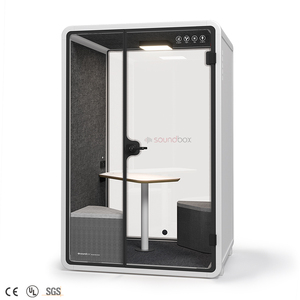 Cabina telefónica Oficina reunión sala de trabajo dos asientos Oficina <span class=keywords><strong>Privet</strong></span> reducción de ruido cabina a prueba de sonido - Product Image 1