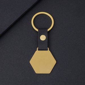 Llavero de Metal Hexagonal Grabado con Láser, Personalizado con el Logotipo de la Empresa, en Acero Inoxidable, Varias Formas Disponibles - Product Image 4