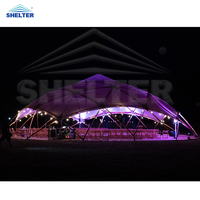 Domos de luxe en extérieur Igloo Glamping Maison dôme géodésique en PVC Tentes dôme géodésique pour événements