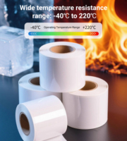 Etiquetas Adhesivas Sintéticas de Alta Definición, Resistentes a los Arañazos, Resistentes al Calor, con Adhesivo Térmico, en Rollo, para Productos Químicos Industriales