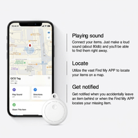 Mini traceur GPS Android intelligent anti-perte en plastique pour clés, portefeuille, animaux de compagnie, sac à dos, bagages