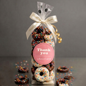Ruban en satin personnalisé avec nœud imprimé pour la décoration de pâtisseries, donuts, mariages, fêtes et emballages – Vente en gros - Product Image 2