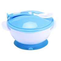 Bol à ventouse magique personnalisé de haute qualité, mignon, anti-déversement, en plastique PP, pour bébés et enfants de 0 à 12 mois, motif de dessin animé