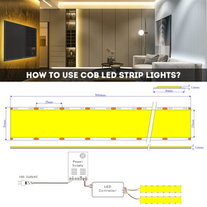 ADLED 30mm COB LED Strip Light 1600LED/s DC24V IP65 3-Year Warranty 40W LED Strip Light - Product Image 6