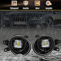 Feux antibrouillard LED blancs de remplacement de haute qualité pour Audi A4 B6 2001 2002 2003 2004 2005 avec anneau Angel Eyes