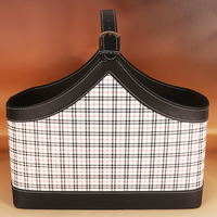 Panier-cadeau en cuir, panier à vin en PU rouge gaufré crocodile avec poignée, boîte-cadeau de Noël de luxe réutilisable, vente en gros d'usine