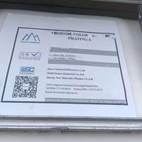 Papier thermique ONWAY à haute sensibilité, matériau de revêtement thermique, noircissement rapide, contraste élevé, qualité supérieure, 40-50% agent chimique blanc