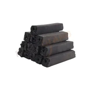 HongQiang Compressed BBQ Charcoal Long Burning Time High Value Bamboo Powder Raw Material Coal Outdoor Barbecue Charcoal