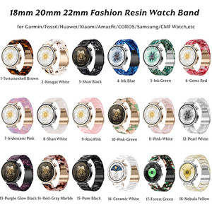 Correa de Resina de 18mm 20mm 22mm para Huawei Watch GT 6, Correa para <span class=keywords><strong>Reloj</strong></span> Garmin, <span class=keywords><strong>Pulsera</strong></span> para <span class=keywords><strong>Reloj</strong></span> Inteligente Xiaomi - Product Image 5