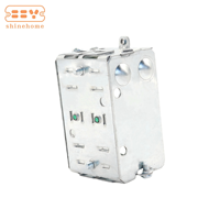 Boîte électrique en acier personnalisable 3x2 gangable, boîte de sortie standard 1100-LLE