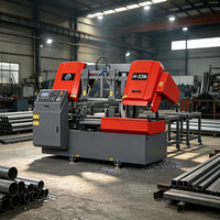 Machine à scier à ruban CNC, machine à couper le fer horizontale, machine à couper les tuyaux en acier inoxydable, machine à couper les métaux