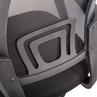 Chaise de bureau ergonomique pivotante à dossier mi-haut en maille noire réglable en hauteur, idéale pour ordinateur – Prix abordable