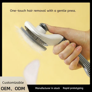 Nuovo arrivo pettine di rimozione automatica eco-friendly professionale Pet bellezza spazzola per la pulizia per cani gatti bagno forniture - Product Image 3