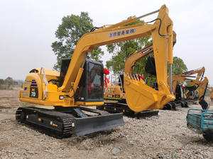 Excavadora de orugas pequeña Komatsu PC70 de alta calidad, maquinaria de ingeniería de bajo precio - Product Image 5