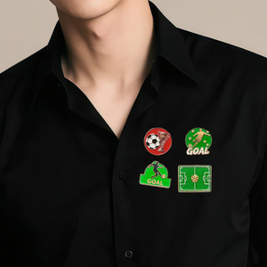 Badge Métallique Thème Coupe du Monde <span class=keywords><strong>FIFA</strong></span> 2026 – Design Créatif, Série Commémorative Polyvalente, Accessoire Broche de Collection - Product Image 4