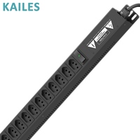 KAILES (KLS) Série K22 32A Monophasé CA 200-240VAC Usage Industriel 18 Prises Brésiliennes Équipement de Distribution d'Énergie