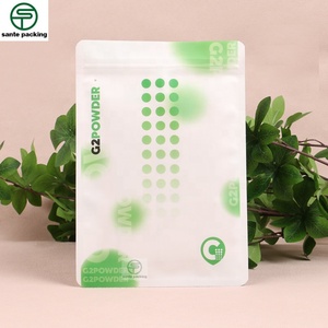 Sachets personnalisés imprimés en héliogravure, recyclables, en Mylar, pour emballage de thé/café/moka/barres énergétiques, aliments en conserve, poudre, scellés sur 3 côtés - Product Image 2