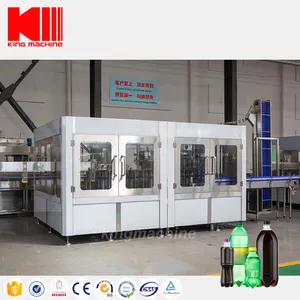 Línea de producción automática de llenado y tapado de refrescos carbonatados a la venta