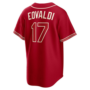 เสื้อเบสบอลผู้ชาย City Connect ปี 2026 รุ่น 5 Corey Seager แบบเย็บติด Wyatt Langford, <span class=keywords><strong>Josh</strong></span> Jung, Jacob deGrom 20 Duran จัดส่งรวดเร็ว - Product Image 4