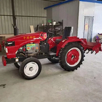 Machine agricole petit tracteur de pelouse chinois ripper pour désordre ferguson yuchai moteur tracteur chargeur frontal 385 tractores manuales