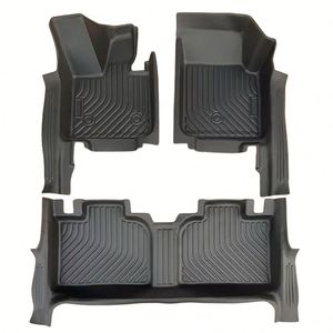 Tapis de sol de voiture en PVC 3,5 mm d'épaisseur, 5 pièces, toutes saisons, ensemble complet pour Prado 2006-2025, ajustement spécifique au véhicule - Product Image 3