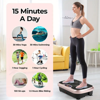 Bonne qualité Home Gym Crazy Fit Massage Vibration Machine Multi-fonction Vibration Plate