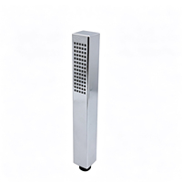 Douche à main en gros, fonction simple, chromée, en ABS, pour l'exportation