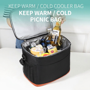 Portable Oxford Insulation Bag Crossbody <b>Lunch</b> <b>Box</b> for Outdoor Camping - Product Image 2