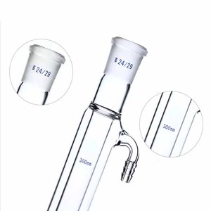 Condensatore in Vetro da Laboratorio Dritto Sferico Allihn Snake Graham Serpentine 200, 300, 400, 500, 600MM Personalizzato per Riflusso - Product Image 6