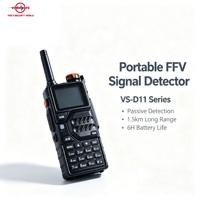 Détecteur de drones Vodasafe Sub-300g portable - Traceur de drones avec batterie de 6 heures et charge rapide Type-C