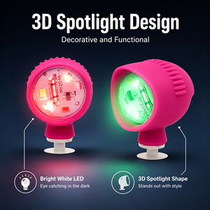 Breloques LED multicolores étanches à faible MOQ pour chaussures, mini phares décoratifs pour chaussures, vente en gros personnalisée - Product Image 3