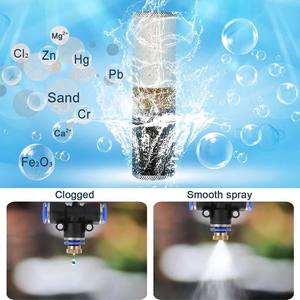 Filterwell Système de brumisation de jardin extérieur Nettoyeur de buse Inhibiteur de calcium en ligne Filtre en plastique pour brumisateur - Product Image 4